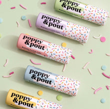 Load image into Gallery viewer, Poppy &amp; Pout - Birthday Confetti Cake Lip Balm
