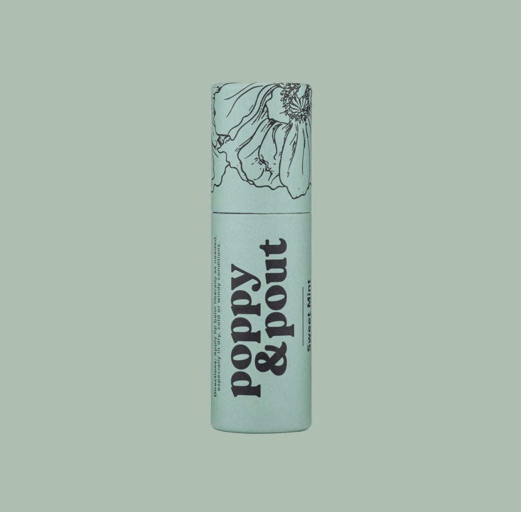 Poppy & Pout - Sweet Mint Lip Balm