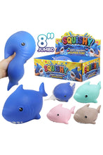 Load image into Gallery viewer, JUMBO Chubby Shark Squishy
