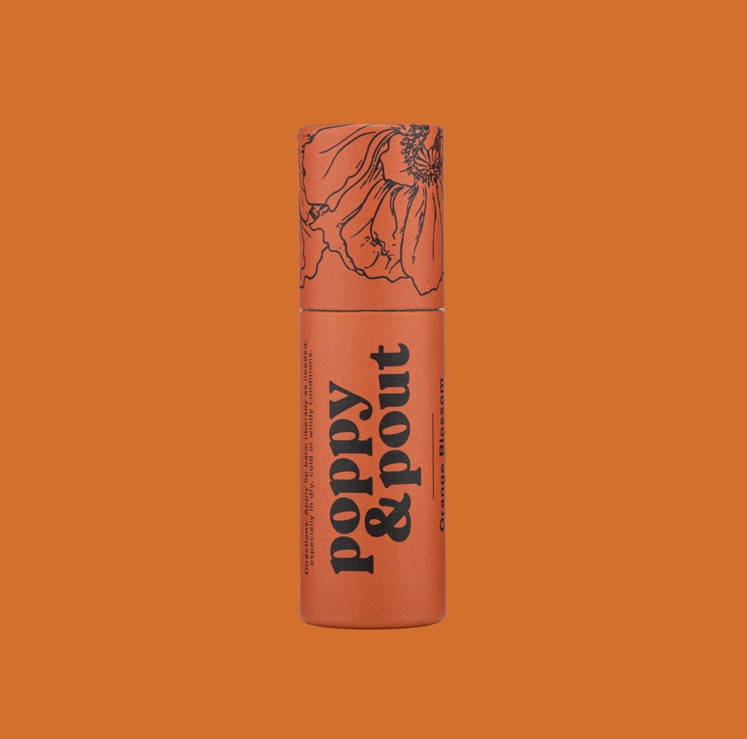 Poppy & Pout - Orange Blossom Lip Balm