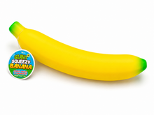 Load image into Gallery viewer, Giant Squeezy Banana – 15” Sensory Fidget Toy MSS14
