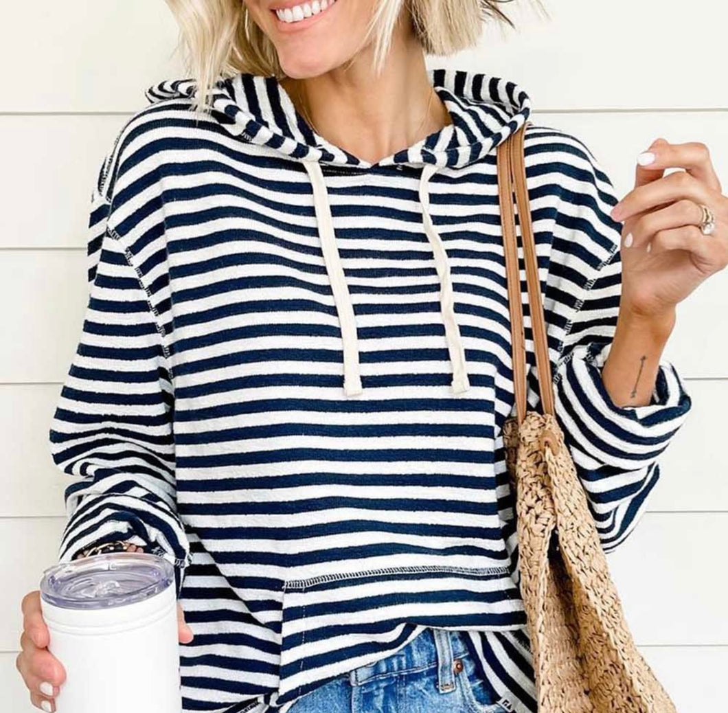 Sadie Stripe Hoodie