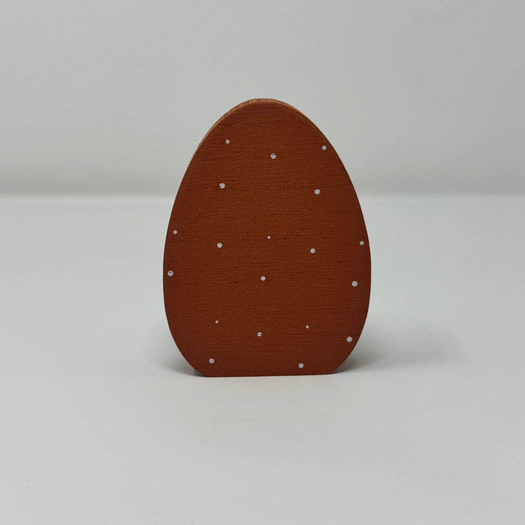 Spring - Small Orange Patterned Egg
