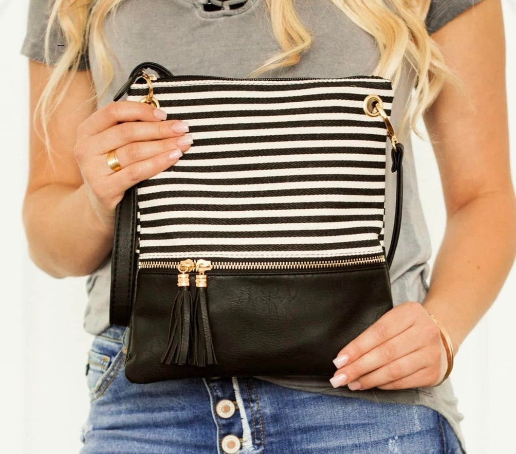 Emily Stripe Crossbody