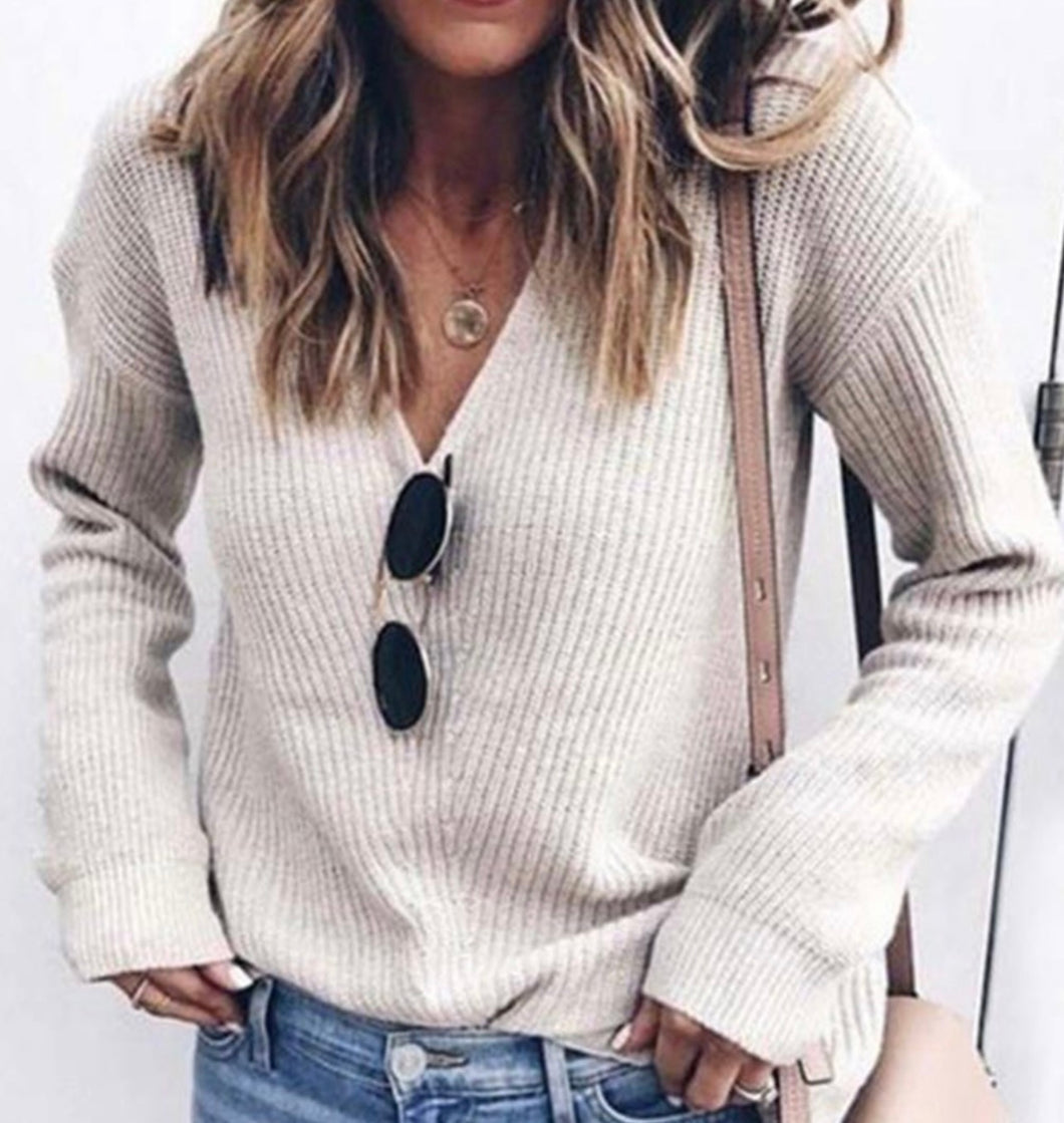 Ella V Neck Sweater