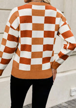 Load image into Gallery viewer, Malia Checkered Sweater
