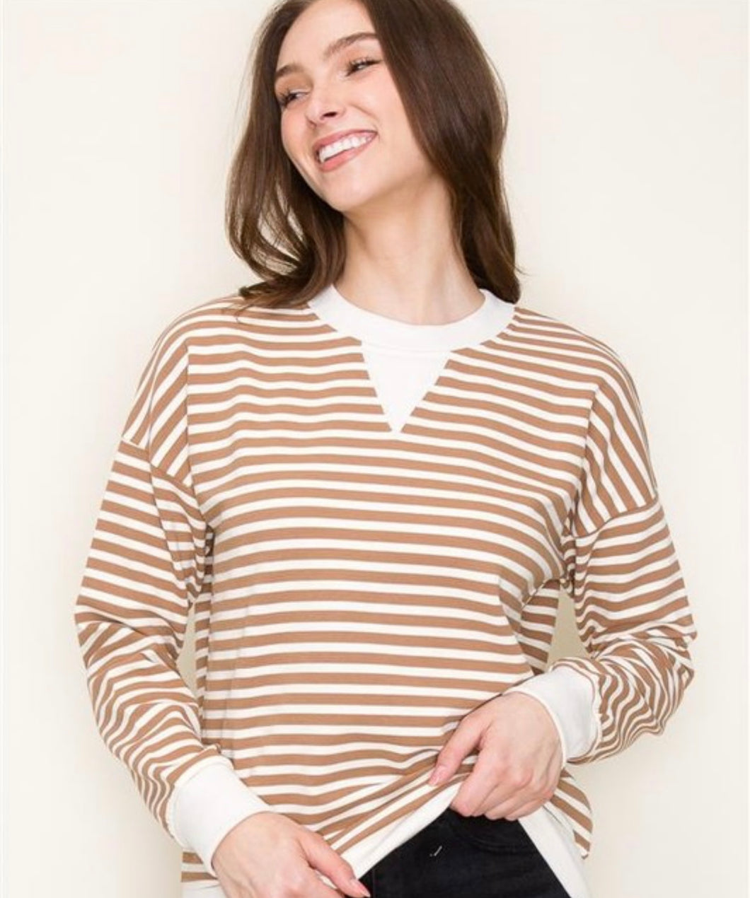 Monroe Stripe Top