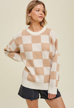 Load image into Gallery viewer, Dylan Checkered Sweater
