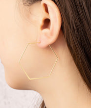 Load image into Gallery viewer, Sophia Hexagon Earrings
