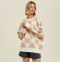 Load image into Gallery viewer, Dylan Checkered Sweater
