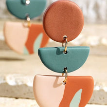Load image into Gallery viewer, Clay Colorblock Earrings
