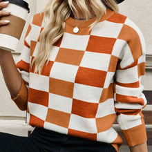 Load image into Gallery viewer, Malia Checkered Sweater
