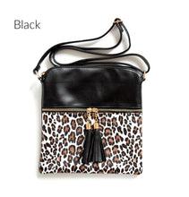 Load image into Gallery viewer, Adeline Leopard Crossbody Purse
