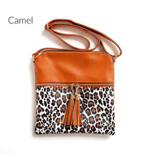 Load image into Gallery viewer, Adeline Leopard Crossbody Purse
