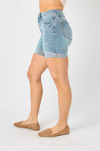 Load image into Gallery viewer, Avery - Tummy Control Judy Blue Shorts
