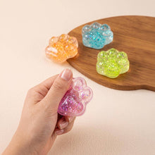 Load image into Gallery viewer, Glitter Paw Squishy
