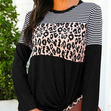 Load image into Gallery viewer, Audrey Knotted Leopard Top
