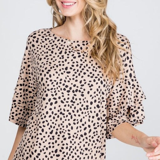 Kelly Leopard Top