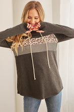 Load image into Gallery viewer, Camila Leopard Hoodie Tunic Top
