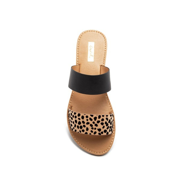 Kendra Leopard Slides