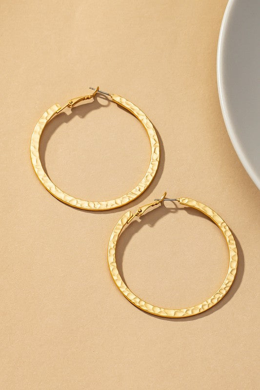 Hammered Hoops