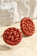 Load image into Gallery viewer, Braided Clay Earrings
