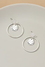 Load image into Gallery viewer, Sandblasted Hoop Earrings
