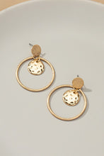 Load image into Gallery viewer, Sandblasted Hoop Earrings
