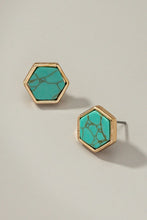 Load image into Gallery viewer, Hexagon Studs
