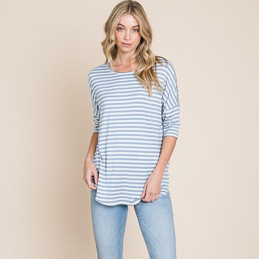 Sarah Stripe Tee