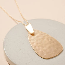 Load image into Gallery viewer, Geometric Hammered Earrings &amp; Necklace
