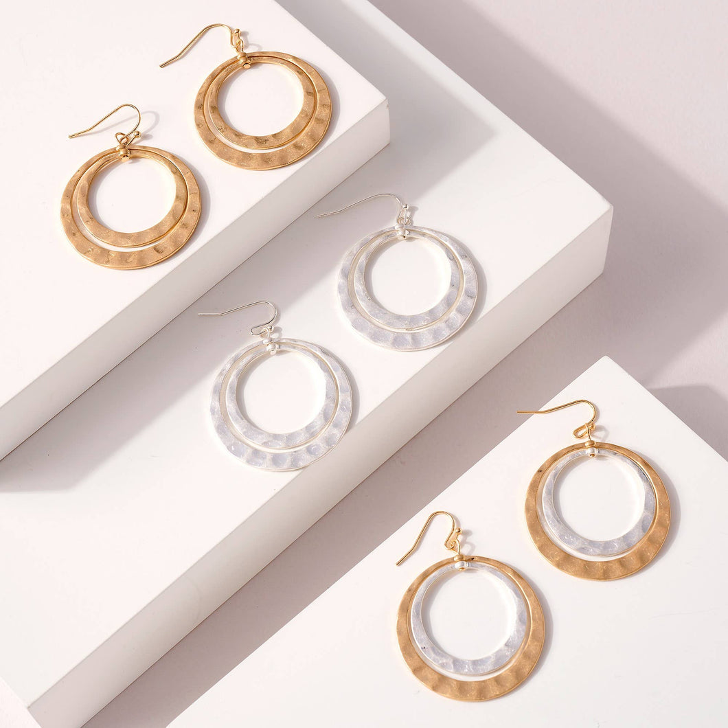 Layered Circle Earrings