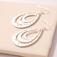 Load image into Gallery viewer, Layered Tear Drop Earrings
