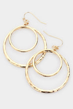 Load image into Gallery viewer, Layered Circle Dangle Earrings
