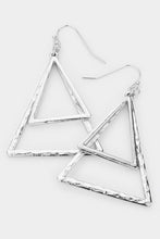 Load image into Gallery viewer, Layered Triangle Earrings
