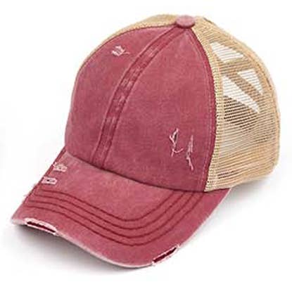 Berry Criss Cross Hat