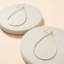 Load image into Gallery viewer, Brass Tear Drop Earrings
