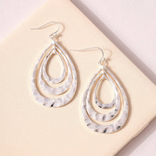 Load image into Gallery viewer, Layered Tear Drop Earrings
