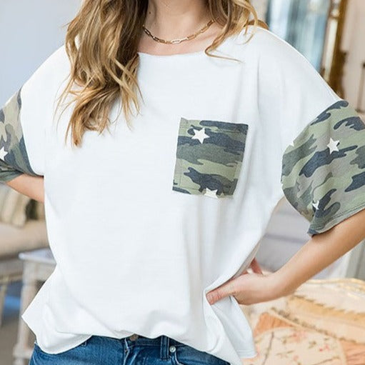 MJ Camo Pocket Tee