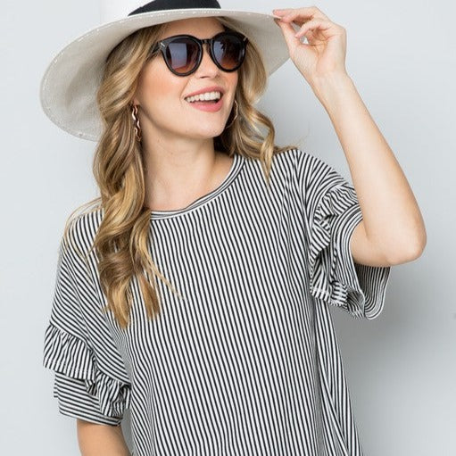 Lissa Stripe Top