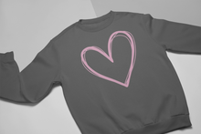 Load image into Gallery viewer, Messy Heart Sweatshirt
