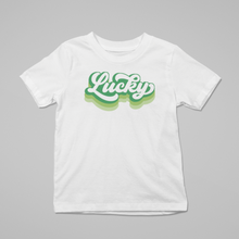 Load image into Gallery viewer, Kids Retro Lucky Graphic Tee
