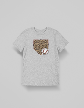 Load image into Gallery viewer, Baseball Home Plate Graphic Tee
