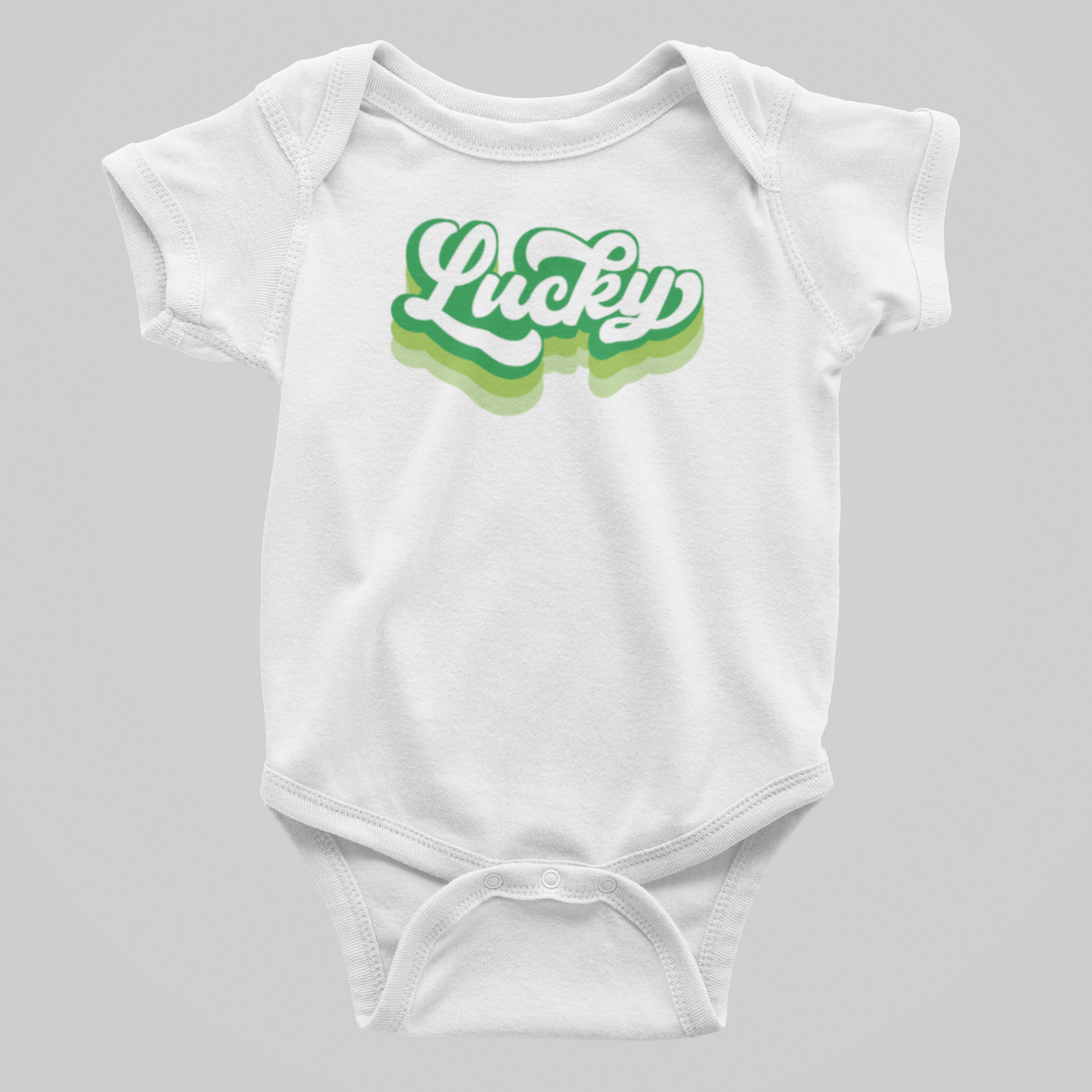 Kids Retro Lucky Graphic Tee