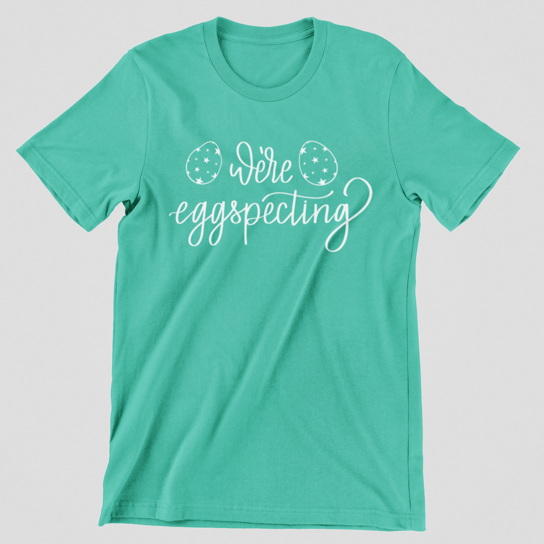 We're Eggspecting Graphic Tee