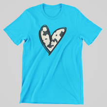 Load image into Gallery viewer, Cowhide Heart Graphic Tee
