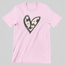 Load image into Gallery viewer, Cowhide Heart Graphic Tee
