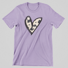 Load image into Gallery viewer, Cowhide Heart Graphic Tee

