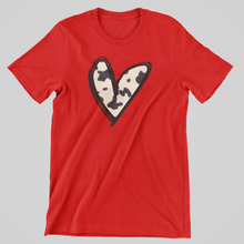 Load image into Gallery viewer, Cowhide Heart Graphic Tee
