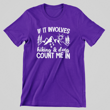 Load image into Gallery viewer, Dogs &amp; Hiking Graphic Tee
